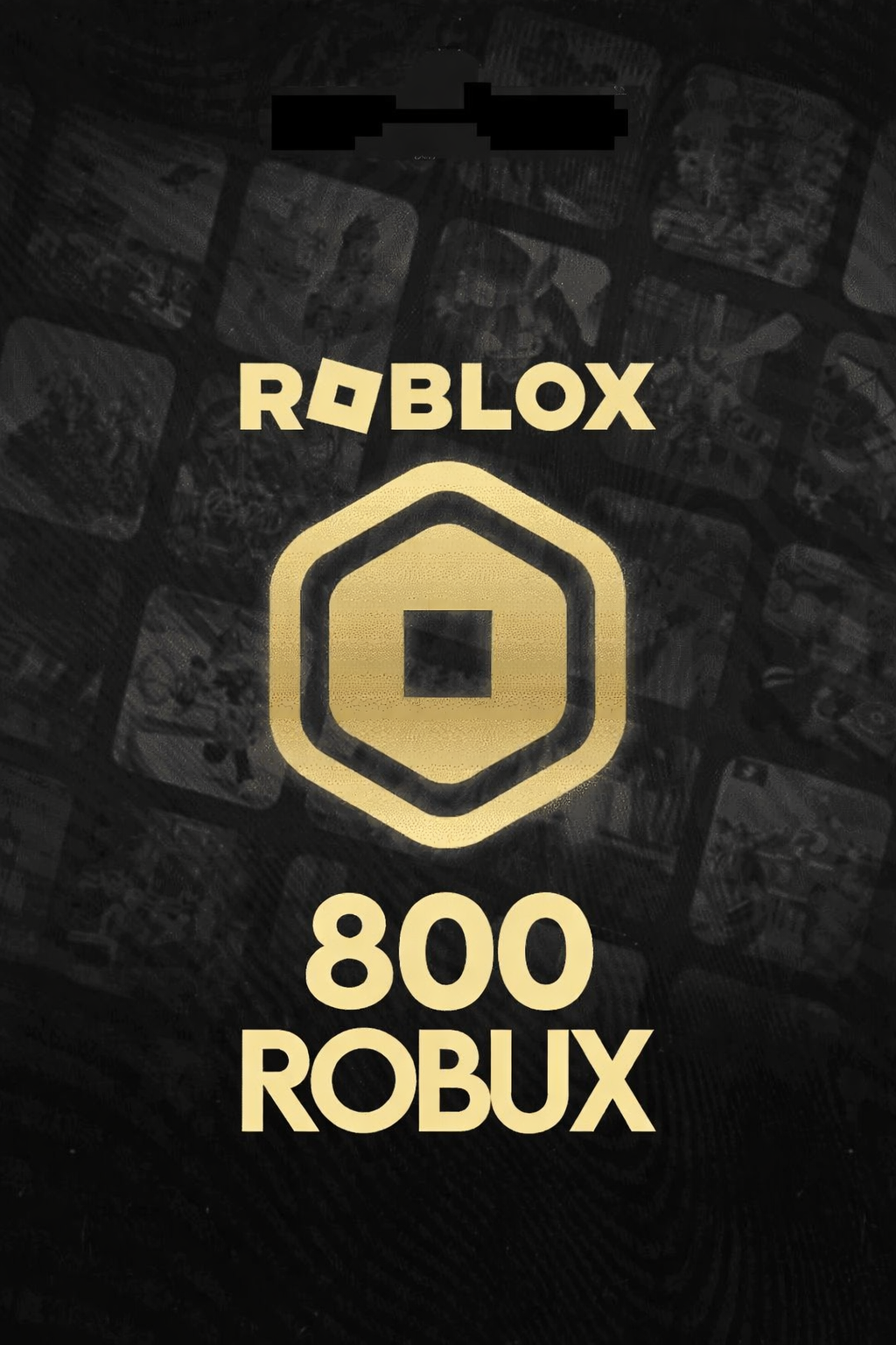 Pacote 800 Robux